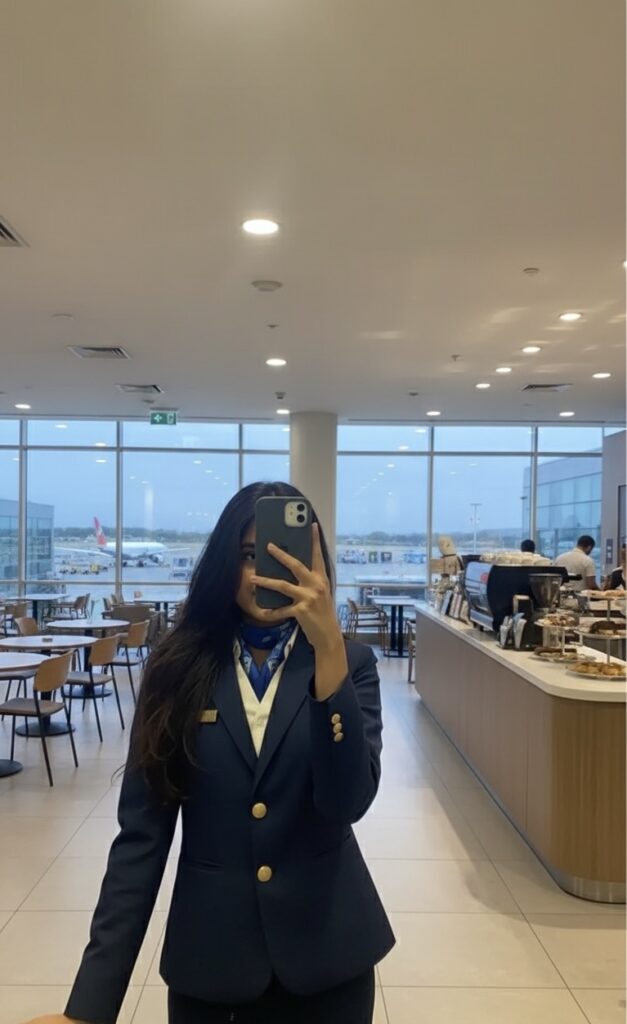 Mohali air hostess escort services with classy cabin crew look